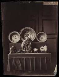 Ausstellung im Musée Chinois der Kaiserin Eugénie in Fontainebleau, um 1861