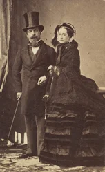 [Napoleon III und Kaiserin Eugenie], ca. 1865