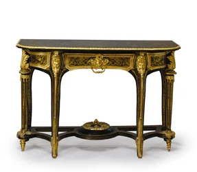 Einer von einem Paar Louis XIV Konsolentischen, ca. 1710