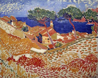 Collioure, das Dorf und das Meer