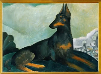 Der Hund des Künstlers