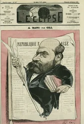Arthur Ranc (1831-1908), französischer Journalist und Politiker. Titelblatt in „L