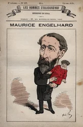 Karikatur von Maurice Engelhardt (1819-1891) aus 