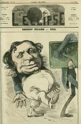 Ernest Picard (1821-1877), französischer Politiker. Titelblatt in „L