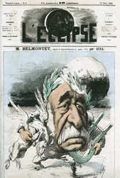 Louis Belmontet (1799-1879), französischer Dichter und Politiker. Titelblatt in „L