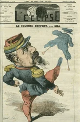 Pierre Philippe Denfert-Rochereau (Denfert Rochereau) (1823-1878), französischer Soldat und Politiker. Titelblatt in „L