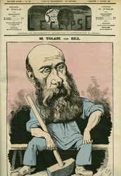 Porträt von Henri Louis Tolain (1828-1897), französischer Graveur und Politiker. Titelblatt in "L