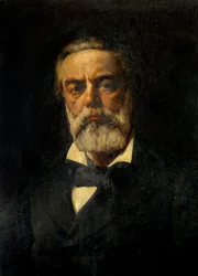 Porträt von Jules Valles (1832-1885) Schriftsteller und Journalist