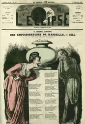 Die große Klage „Poissonneuses de Marseille“. Titelblatt in „L