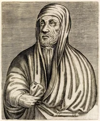 Avicenna oder Ibn Sina: Persischer Universalgelehrter, aus „Wahre Porträts“ von André Thévet, veröffentlicht 1584