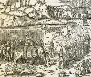 Das Königreich Sofala, Heimat der Goldminen von Mosambik, Stich aus Universal Cosmology, von Andre Thevet (1504-1592), Paris