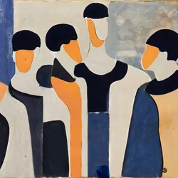 Moderne abstrakte Figuren