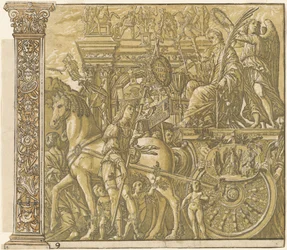 Der Triumph von Julius Caesar [Nr. 9 plus 2 Säulen]