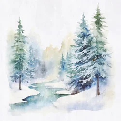Winterwaldstrom