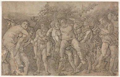 Bacchanal mit Silenus