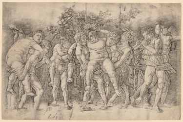 Bacchanal mit Silenus