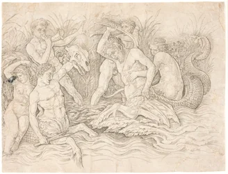 Kampf der Meeresgötter, rechte Hälfte