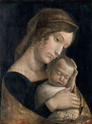 Madonna und schlafendes Kind