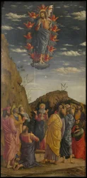 Die Himmelfahrt Trittico degli Uffizi Uffizi Triptychon, linkes Panel, ca. 1463-1464