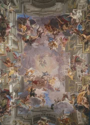 Der heilige Ignatius in der Glorie. 1691-1694