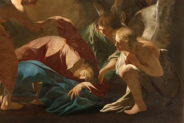 Mailand, Kirche San Francesco da Paola, Andrea Pozzo, Die Engel unterstützen Jesus im Garten Gethsemane