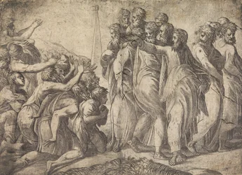 Christus heilt die Aussätzigen, ca. 1545