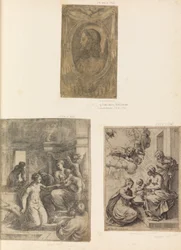 Kopf Christi, Jungfrau und Kind mit St. Katharina, ca. 1550