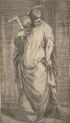 Heiliger Jakobus Minor aus Christus und die Apostel, ca. 1548-50