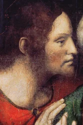 Abtei (Abdij van Tongerlo). Das letzte Abendmahl. 1506-1507. (Detail)