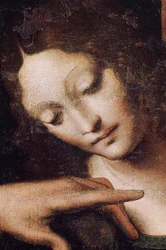 Abtei (Abdij van Tongerlo). Gemälde. Das letzte Abendmahl. 1506-1507. (Detail)