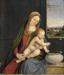 Madonna der Nelken, ca. 1495