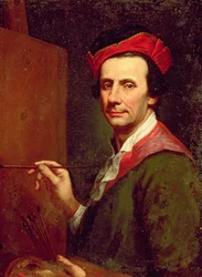 Künstler an einer Staffelei, ca. 1750er