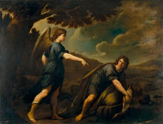 Der Engel und Tobias mit dem Fisch