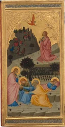Szenen aus der Passion Christi: Die Agonie im Garten [linkes Panel]