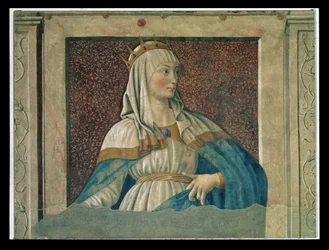 Königin Esther, aus der Villa Carducci Serie berühmter Männer und Frauen, ca. 1450