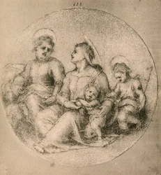Heilige Familie mit dem kleinen Johannes dem Täufer