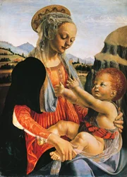 Madonna mit Kind, um 1470, 75.5x54.8 cm