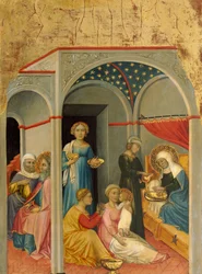 Die Geburt der Jungfrau, ca. 1400-1405