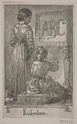 Rückseite des Titelblatts zu "ABC"