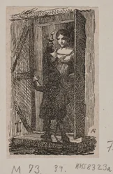 Illustration zu "Die Hebamme und der Troll"