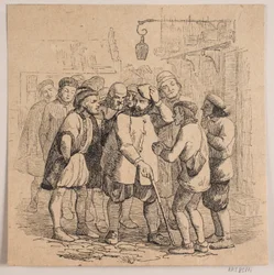 Uglspil, die Blinden, der Wirt und der Pfarrer