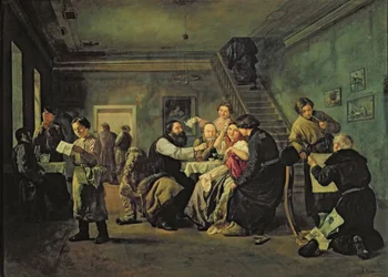 Ein Speisehaus, 1859