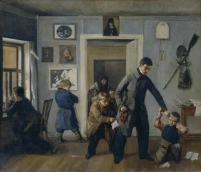 In der Schule, 1854