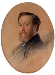 Porträt des Adelsmarschalls V.Y. Tulinov, 1868