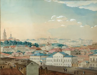 Ansicht der Universität Kasan vom Bolaq, 1842