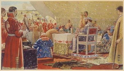 Das Festmahl des Zaren Alexei I. Michailowitsch