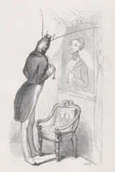 Ein sehr gut dargestelltes Insekt und eine schöne Tänzerin aus Szenen aus dem privaten und öffentlichen..., ca. 1837-47