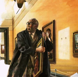 Taxifahrer stiehlt Goyas Porträt von Wellington