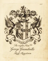 Wappen des Hochwohlgeborenen George Grandville, Lord Lansdown