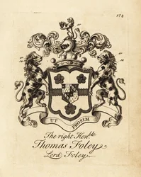 Wappen des Hochwohlgeborenen Thomas Foley, Lord Foley